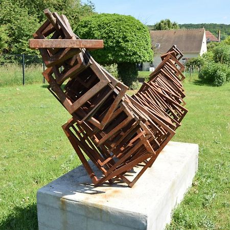 Gite Dans Parc De Sculptures - Gite "Pondichery" Port-Mort Dış mekan fotoğraf